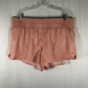 Gap Fit Shorts Women's XXL Pink Pull On Elastic Waist Lined No Pockets